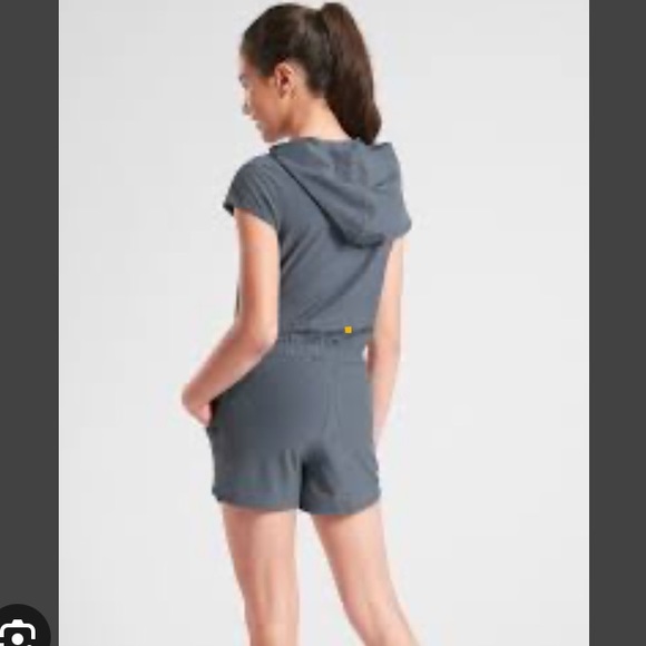 🐲💙Athleta Girl Ready Go Hoodie Romper - Picture 10 of 11